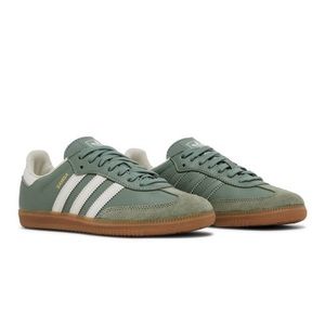 Green Adidas Sambas